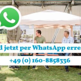 Jetzt auch über WhatsApp erreichbar!