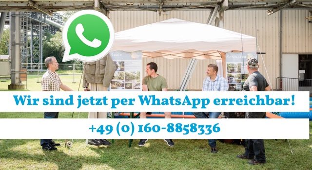 Jetzt auch über WhatsApp erreichbar!