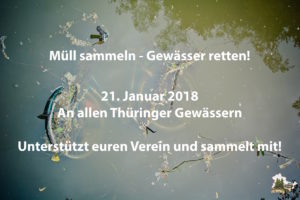 Müll sammeln - Gewässer retten 2018