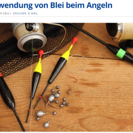 Verwendung von Blei beim Angeln